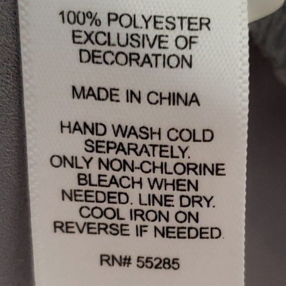 Express Gray Split Back Tank with Rhinestones - Size XS - Picture 6 of 6